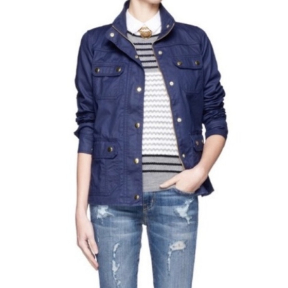 JCrew Women Navy Downtown Field Jacket